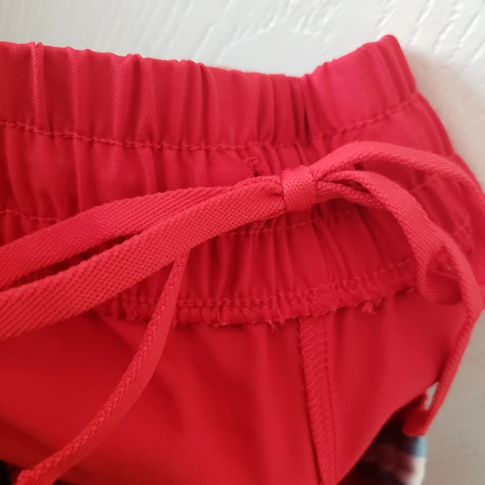 All In Motion Ladies Size XXL Red Track Pants with Blue And White Stripes - Picture 6 of 6